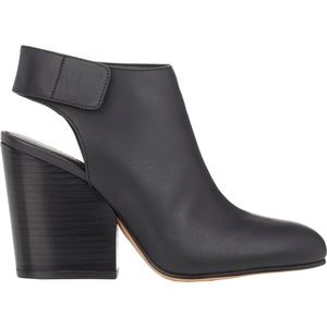 Vince Ingrid Booties Chunky heel Cutout